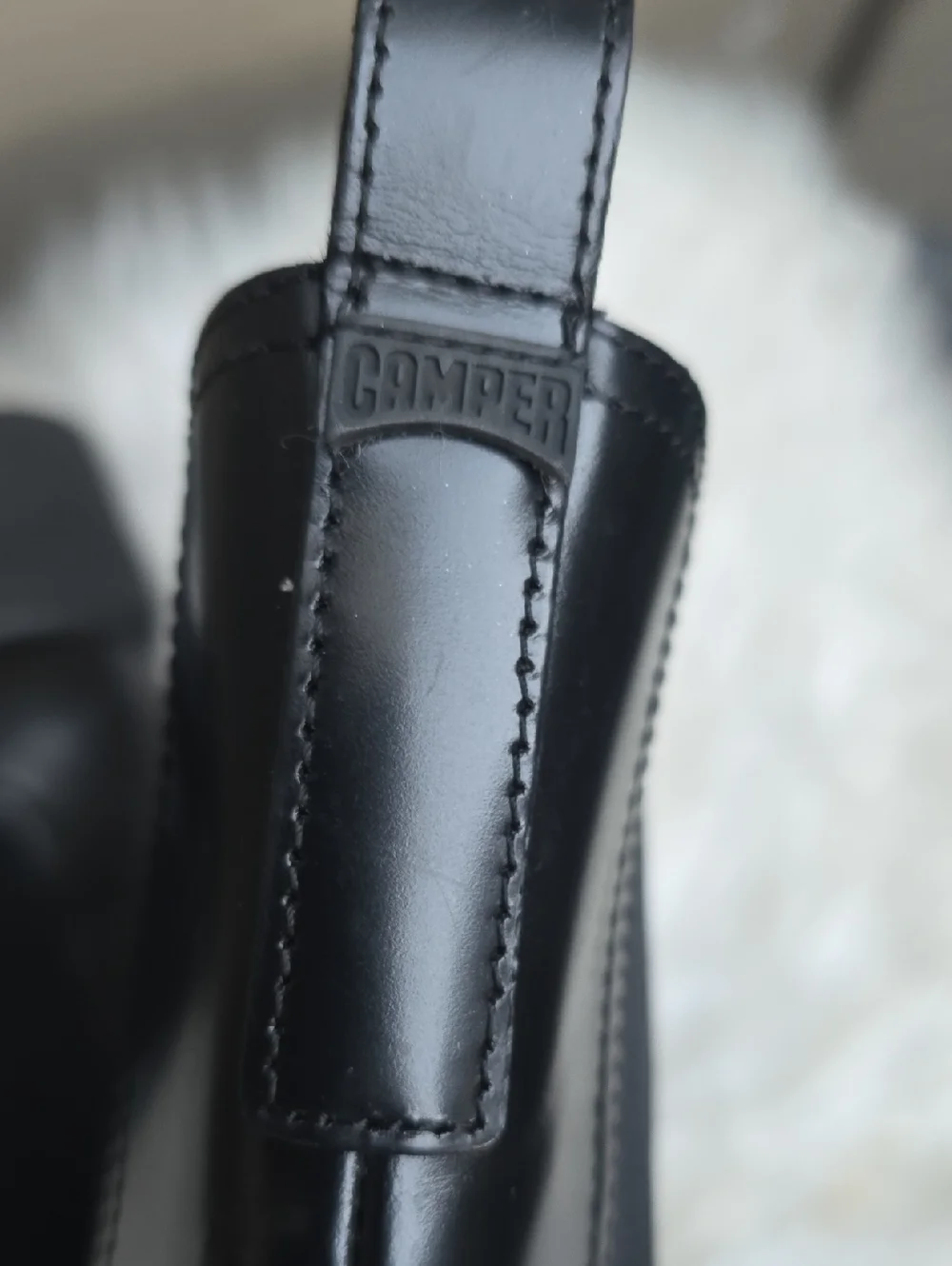Camper Milah black platform boots 40